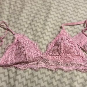 Pink bra